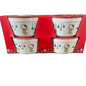 Hello Kitty 4” Christmas Ramekin Dishes